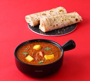 (2) Rumali  Roti  + Paneer Butter Masala