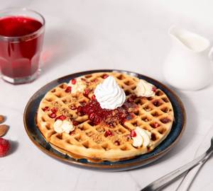 Berry Pop Waffles Fish Almond Streusel
