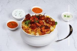 Prawns biryani