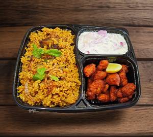 Chicken 65 Biryani Combo