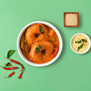 Vada sambar [270 calories]