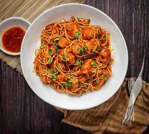 Chicken Manchurian Noodles