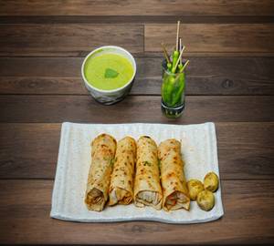 Mushroom Tikka Afghani Roll