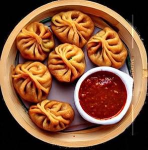 Chicken fried momos