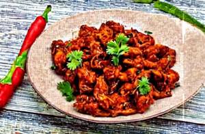 Chicken  chilli dry