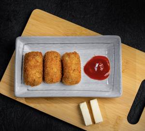 Cheese poha nuggets [3 pieces]