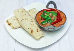 Rumali Roti (2) +Kadai Chicken (Serves-1)
