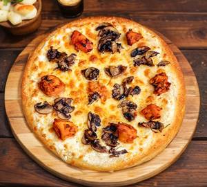 Cheese Chicken Mushroom Pizza