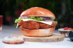Grilled Prawns Burger