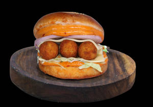 Jain Cheese Pop Burger