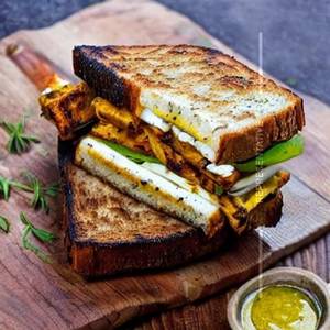 Herb Paneer Grilled Brown Sandwich