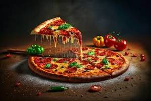 Onion capsicum pizza