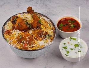 Chicken biryani single