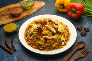 Egg & Chicken Schezwan Fried Rice