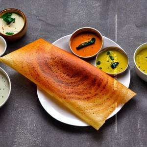 Butter masala dosa