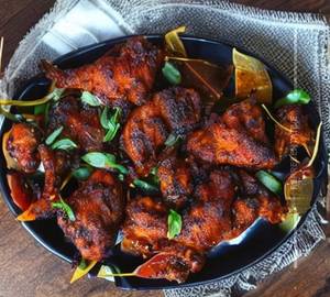 Pepper chicken dry