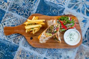 Paneer shawarma wrap