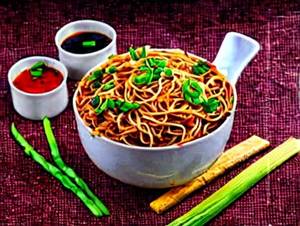 Veg Burnt Chilli Noodles