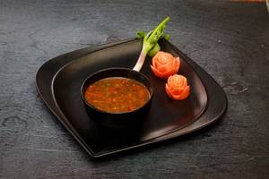 Veg hot and sour soup soup