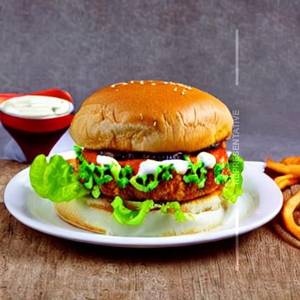 Chicken chilli lava burger