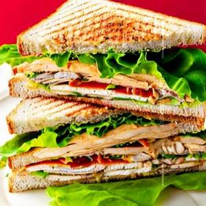 Chicken club sandwich