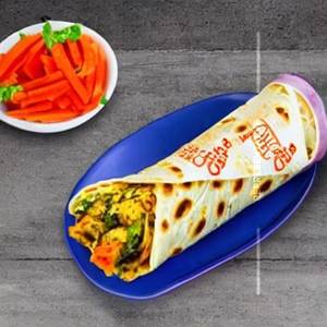 Cheese Vegetable Mayo Schezwan Frankie