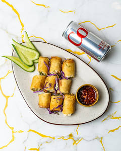 Cottage Cheese Spring Roll (9 Pcs)