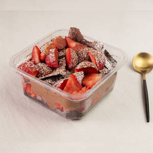 Fresh Strawberry Double Chocolate Cake Tub 250 Gms