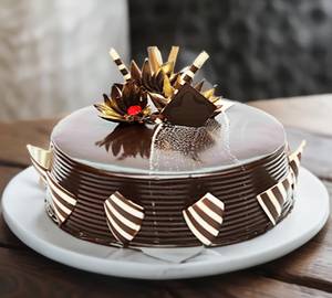 Eggless chocolate cake