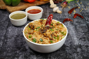 Schezwan Mushroom Fried Rice