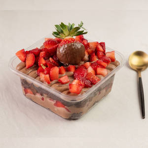 Fresh Strawberry Nutella Cheesecake Tub 300 Gms