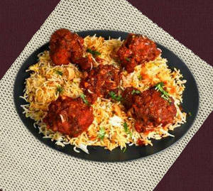 Chicken Lollipop Biryani