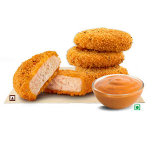 Crunchy Chicken Nuggets (4pcs)+Fiery Hell Dip.