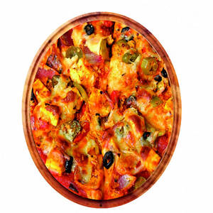 Kadai Paneer Pizza