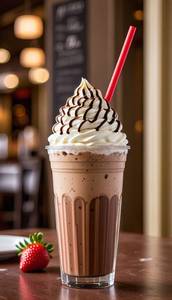 Strawberry Brownie Shake