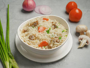 Veg Mushroom Tomato Fried Rice