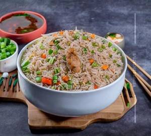 Chicken Burnt Chilli Pot Fried Rice