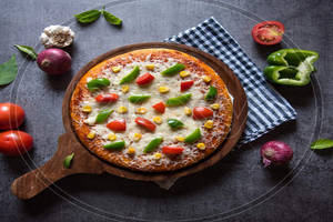 Capsicim Tomato Pizza [7 Inches]