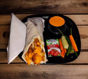 Mexican full meat shawarma roll