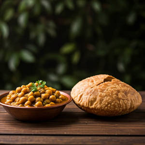 Khasta With Chole