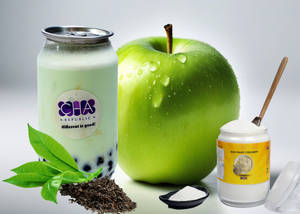 Green Apple Milk Tea