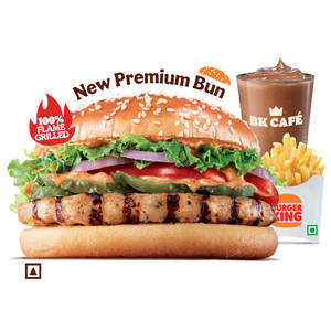 Original Whopper Chicken + Med Fries + Chocolate Thick Shake