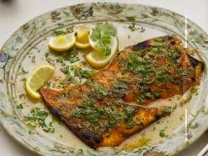 Grilled Fish In Lemon Butter Sauce