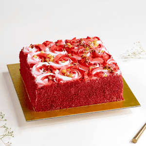 Eggless Red Velvet Cake