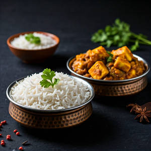 Kadhai Paneer With Ghee Rice