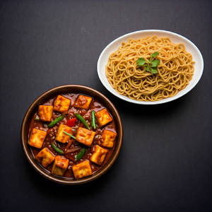 Paneer Chilly & Paneer Chowmein(Serves 1 )