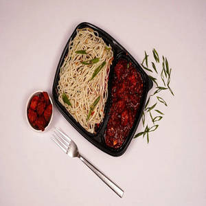 Chicken Manchurian And Noodles Box