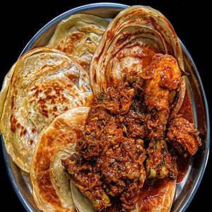 Parotta + Chicken Roast