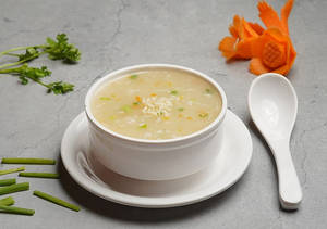 Veg Crispy Rice Soup