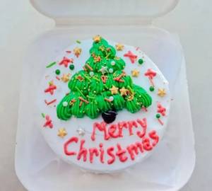 Bento Vanilla Christmas Cake